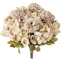 1PC Chamomile Combination Artificial Flowers For Festival Wreath Home Dining Table Bonsai Decoration Wedding Arch Accessories