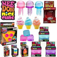 Multi-Style Needoh Nice Cube Sensory Nice-Sicle Stress Relief Squishy Cube Anti-Anxiety Squeeze Object For Focus ADHD Population