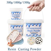 500/1000/1500g Resin Casting Powders High Density White Gypsum Powder Handmade Craft Clay Cement Production Material Wholesale