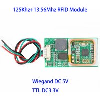 NFC RFID Module S50 13.56Mhz+125Khz Wiegand or UART TTL Output Access Control System For DIY KIT