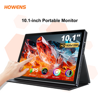 10.1" Thin Portable Monitor 1920*1200 HD 60Hz Touch Monitor Type-C HDMI for iPhone PC Mac Second Screen Touchscreen Display