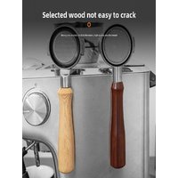 M10 Coffee Portafilter Handle Solid Wood for 51/53/58mm Coffee Machine Handle Revolving Barista Tools Filter Holder Handle