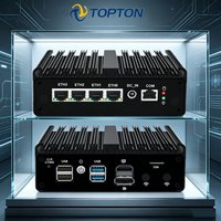 Topton New Intel N150 Firewall Computer J5005 J6412 6305 4x2.5G i226 LAN Industrial Fanless Mini PC OPNsense pfSense Home Server