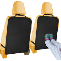2 Pack Auto Seat Back Kick Protectors, Large Kick Mats for Car, Automotive Car Back Seat Cover Protect from Dirt, Mud, Stains, S