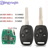 jingyuqin Car Remote Key 313.8/315/434MHZ ID48 For Honda Accord CRV HRV Fit City Jazz Odyssey Shuttle Civic HON58R Blade