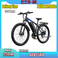 DUOTTS C29-M E-Bike 750W Motor 48V15AH Akku Hydraulische Bremse Elektrofahrrad 27,5-Zoll-Reifen Elektrofahrrad für die Straße