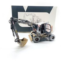 1/32 Scale 185W Wheeled Excavator Muddy Version Nokian Tyres AT Collections Engineering Vehicle Toy Gift Model