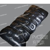 Inflatable Mattress Double Layer Inflatable Bed PVC Latex Vacuum Bed