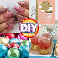 12-Color Fine Glitter Set Nails & Resin Art Cosmetic Grade Extra Fine Glitter Powder Vibrant Holographic Sparkle Acrylic Nails