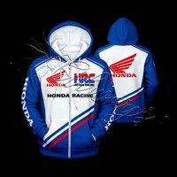 AliExpress 2026Autumn and Winter Honda Racing Fashion Motorcycle Suit Men's and Women'sMOTO Mountain Bike Off-road CyclingHooded Sweatshirt