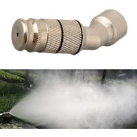 1PC Adjustable Garden Spray Brass Atomization Nozzle Garden Cleaning Machine Agricultural Irrigation Spraying Sprinkler Nozzle
