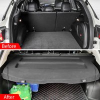 Pour Jeep Compass MK2 2017-2025 hayon manuel non rétractable coffre Cargo couverture colis support Anti-regard Auto accessoires