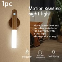 Novelty Portable LED Light Fully Automatic Induction Type LED Light USB Magnetic Corridors Porch Lights PIR Motion Sensor
