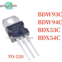 10PCS New BDW93C BDW94C BDX53C BDX54C BDW93 BDW94 BDX53 BDX54 TO-220 Darlington transistor