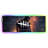Game D-Dead by D-Daylight Mouse Pad Waterproof RGB LED Light Colorful Game Keyboard Non-slip Cover Desk-mat Surface