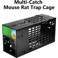 High Quality Black Continuous Mouse Trap Rat Trap Cage Sturdy and Durable Pest Control