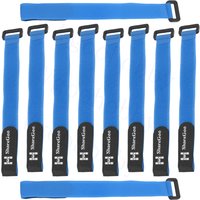 10Pcs RC Lipo Battery Straps 20mm x 250mm RC Battery Tie Down Straps Holder Securing Straps for RC Quadcopter Airplane