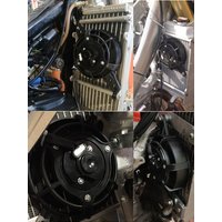 AliExpress NONE 12V DC Electric Radiator Cooling Fan Motorcycle Oil Cooler Fan for ATV UTV Pit Dirt Bike Go Kart