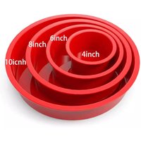 Round Silicone cake molds 4 6 8 10 inch Nonstick Baking Pans Tray Dessert Mould DIY Decorating Tools Pastry Kitchen Accessories