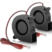 DC 5V 12V 24V 50x50x15mm Centrifugal Cooler 2Pin Radial Fan 5015 Turbo Blower Fan 5cm 50mm Radiator for 3D Printer Cooling