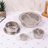 50/70/110/150MM Round Floor Drain Stainless Steel Balcony Drainage Roof Floor Drain Cover Rain Pipe Cap Drain Pipe For Bathroom