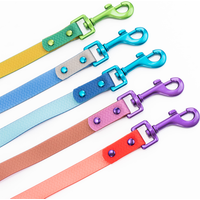 Dog Leash PVC Waterproof Training Lead-Soft Grip Handle Heavy Duty Pet Walking Rope for Small Medium Dogs,6 Colors S/M/L
