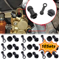 1/5/10Sets Premium Waterproof Rubber Caps 3-Piece Lower Pump Rubber Kit Motorcycle Disc Brake Caliper Seals Replacement