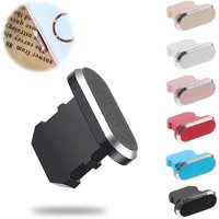 2PCS Metal Anti Dust Plug for IPhone 14 13 12 11 Pro Max XS 8 Plus IPad AirPods Series Lightning Port Cover Dock Plug Stopper