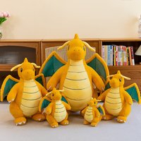 35/85cm Dragonite Pokemon Large Plush Toys Anime Doll Cute Pillow Cartoon Giant Pokémon Plushie Stuffed Gift for Kids Christmas