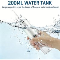 2026 Cordless Electric Water Flosser with 3 Modes And 4 Jet Tips Portable Dental Oral Irrigator Rechargeable Teeth Cleaning