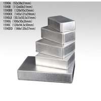 1PCS Effect Aluminum Box Metal Electric Case Instrument Enclosure Project Box 1590 Series 1590A 1590B 1590BB 1590XX 1590DD