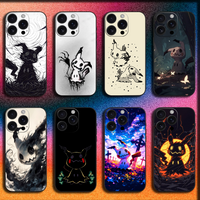 Anime Cartoon M-Mimikyu Phone Case For iPhone 16,15,14,13,12,11,Pro,XS,Max,XR,Plus,SE,Mini Soft Black Cover