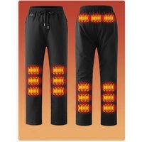 AliExpress muninako New USB 15 Zone Intelligent Heating Pants Winter Outdoor Cold Resistance Warmth Retention Thickened Cycling (No Power Bank)