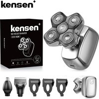 Kensen S28 5-in-1 Kopfrasierer für Männer Elektrischer Bartschneider 5D-Schwenkkopfrasierer Nasenhaarschneider Männer-Pflegeset Barber