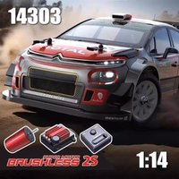 In Stock MJX 14304 Rc 14303 WRC C3 WRC Rally Car 1:14 Scale Brushless Professional High Speed Off Road Drift Racing Vehicle