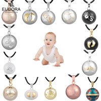 Eudora collier bola grossesse harmonie boule pendentif collier grossesse carillon boule mexicain Bola pendentifs souhaitant boules bijoux fins pour les femmes meilleur cadeau bola de grossesse avec