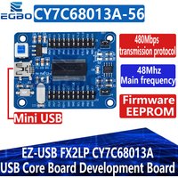 EZ-USB FX2LP CY7C68013A USB Core Board Development Board, USB Logic Analyzer with I2C Serial SPI Interface Module, Mini USB