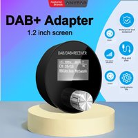 Car DAB/DAB+ Radio Adapter Portable DAB Digital Radio FM Transmitter Music Receiver Unlimited Presets
