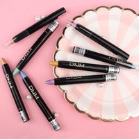 Metallic Red Brown Eyeshadow Pencil Lasting Waterproof Eyeshadow Sticks High Pigmented Shimmer Glitter Eye Shadow Stick