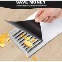 Magnetic Vent Cover 14x30cm Thicken Ventilation Cover Flexible Magnet Sheet for Prevent Air Passing Through Lightweight Grille