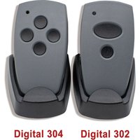 Digital 302 304 433 Garage Door Remote control 433.92MHz Fixed Code Gate Keyfob Transmitter