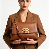 Luxury Brand Leather Diaper Bag For Women Elegant Classic Shoulder Tote Messenger Purse Trendy Design Letter Logo Paris