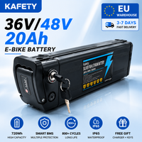 36V 48V 20Ah E-Bike Lithium-Akku 750W 1000W Motorakku 18650 Zellen Langstrecken-Elektrofahrrad-Akku Abnehmbare Stromversorgung IP65 Wasserdicht EU Polen Schnelle Lieferung