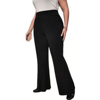 Sommermode neue Damen-Business-Formalmode in Übergröße mit einfarbigen Hosen mit weitem Bein und Neunviertel-Hosen