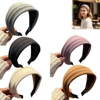 Trendy Wide Headband For Women Gentle Elegant Suede Headband Girls Daily Hair Accessory Minimalist Headwear Hair Decor Band