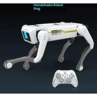 Ferngesteuerter Roboterhund mit Handshake-Funktion, KI-gestützte Künstliche Intelligenz, Duales System, APP-Programmierung, Stunt-Roboter-Spielzeug
