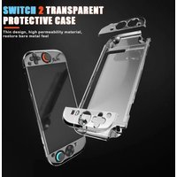 Transparent PC Hard Case Protective Shell Cover For NS Switch 2 Game Console Joy-con Back Full Protector for Switch Accessories