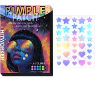 Cool New Acne Patches Heart-Shaped/Star-Shaped Moisturizing Acne Patches, designed specifically to cover pimples and blemishes