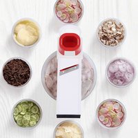 2 In 1 Kitchen Gadgets Ginger Garlic Cutter Slicer Manual Slicing Grinding Lazy Double-Sided Vegetable Cutting Chopper Home