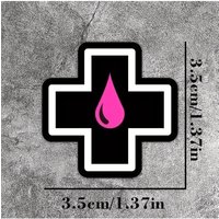 AliExpress NONE 1 Piece MUC-OFF Waterproof Bike Sticker - Creative Sunscreen Decoration for Outdoor Cycling Lovers, Suitable for Road Bikes